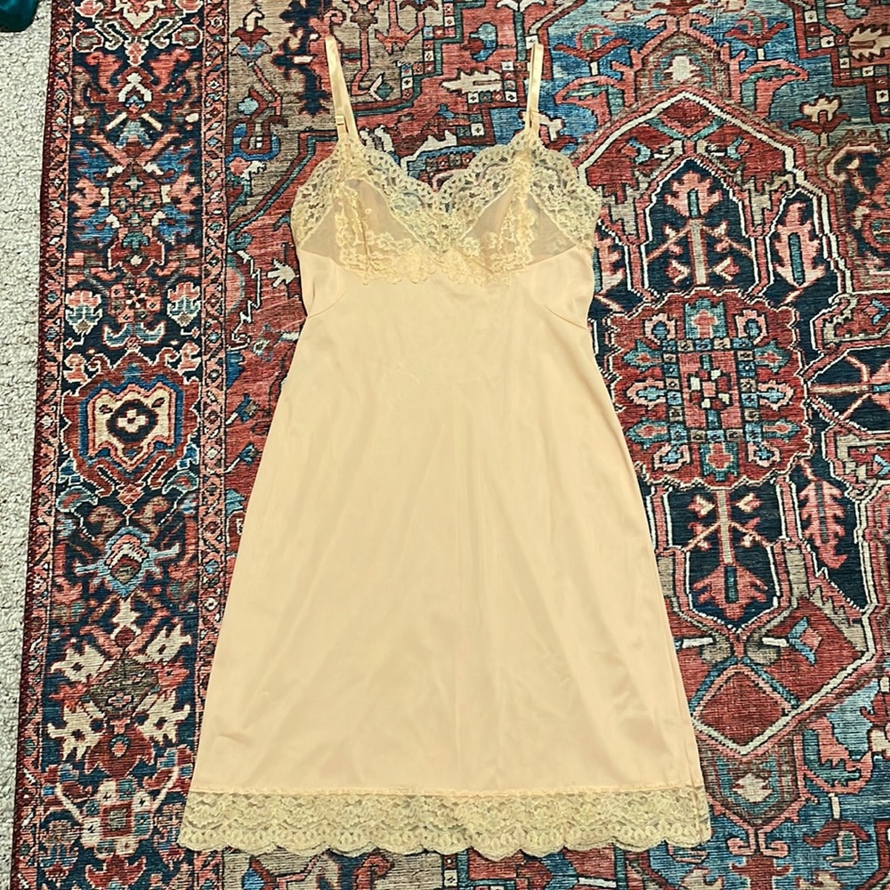 Hollywood Vassarette Vintage Slip Dress